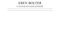 Desktop Screenshot of ebenbolter.com